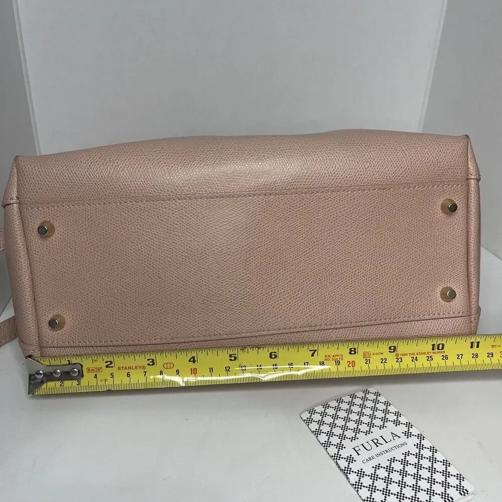 Furla Piper M Handbag Shoulder Bag 2Way Crossbody Leather Pink G5996